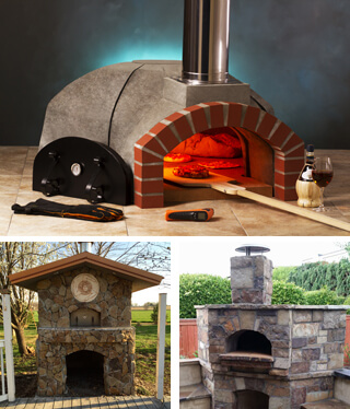 Residential Pizza Oven Kit Premio2G120 Premium 48