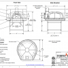 Modena120 FA Commercial Pizza Oven Drawing