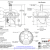 napoli120 commercial pizza oven with stand drawing