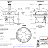 napoli140 commercial pizza oven with stand drawing