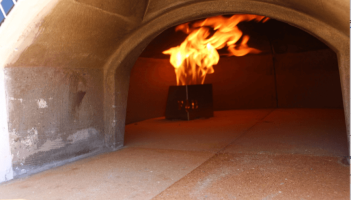 gas fired brick pizza ovens