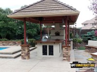 Casa 100 outdoor gas pizza oven build by GPT Construction