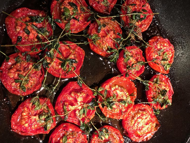 Wood Fired, Slow Roasted Tomatoes Forno Bravo. Authentic Wood Fired Ovens