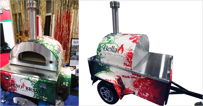 Bella Mobile Pizza Oven Trailer