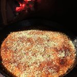 Cast Iron Pan of Kunefe- Wood Fired Oven