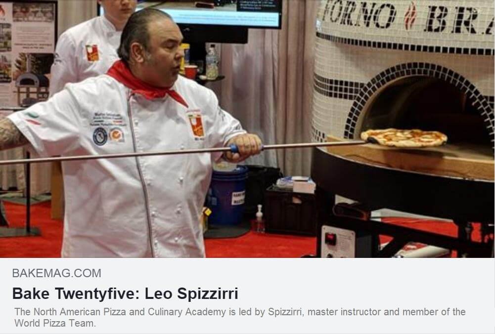 Chef Leo Spizzirri baking - Forno Bravo Napoli Oven