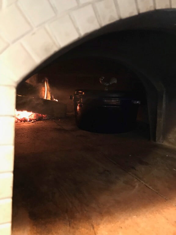 Dutch Oven in Pizza Oven