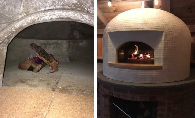 bi-pic pizza oven mouth-wood-small fire