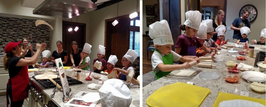 kids in chefs hats