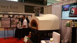 white pizza oven