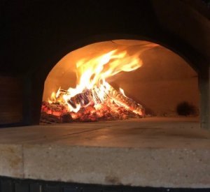 Fire in Pizza Oven