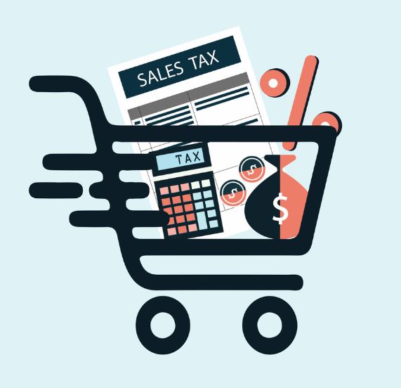 Cart with tax in it