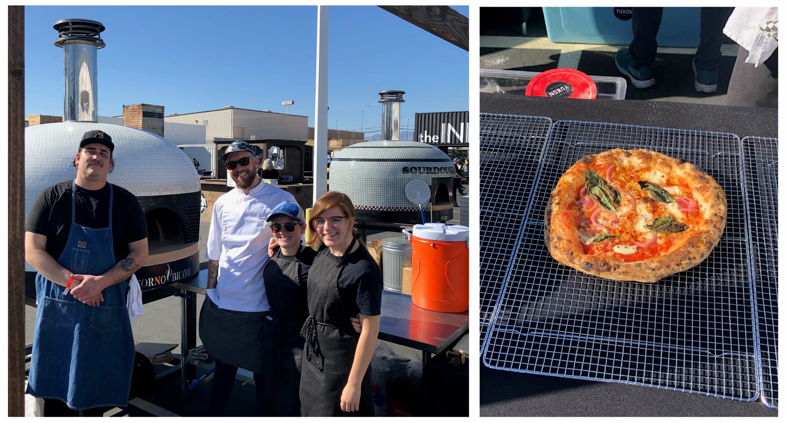 Chef-staff-pizza oven-pizza