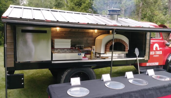 viaggio pizza oven in a food truck