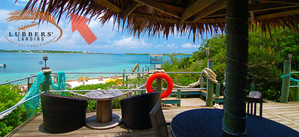 Covered deck and dining area-ocean