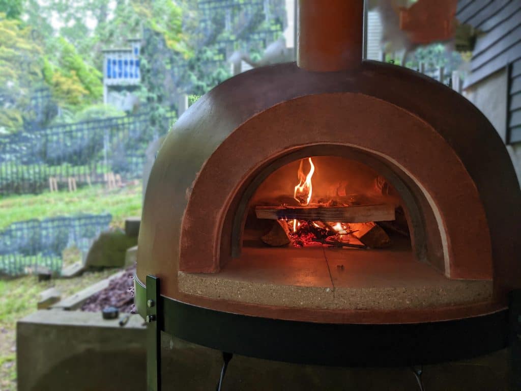 Primavera wood fired oven-fire