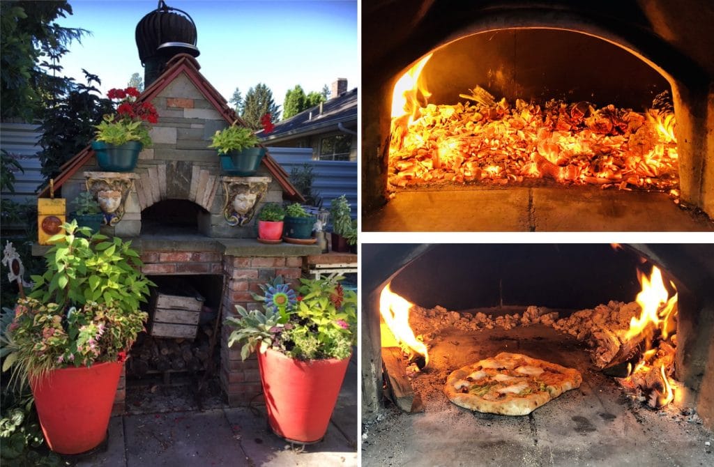 Try pic-pizza oven exterior and interior