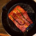 Cooked Salmon-Cast Iron Skillet