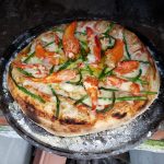 Lobster and Asparagus on Pizza