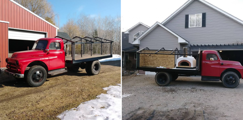 Bi Pick of food truck under construction