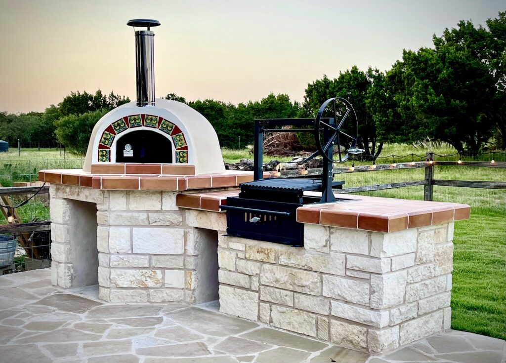 Pizza oven-argentinia grill-terracotta counters