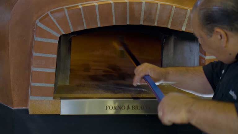 Pizza Oven Brush - Forno Bravo - Copper Oven Brush