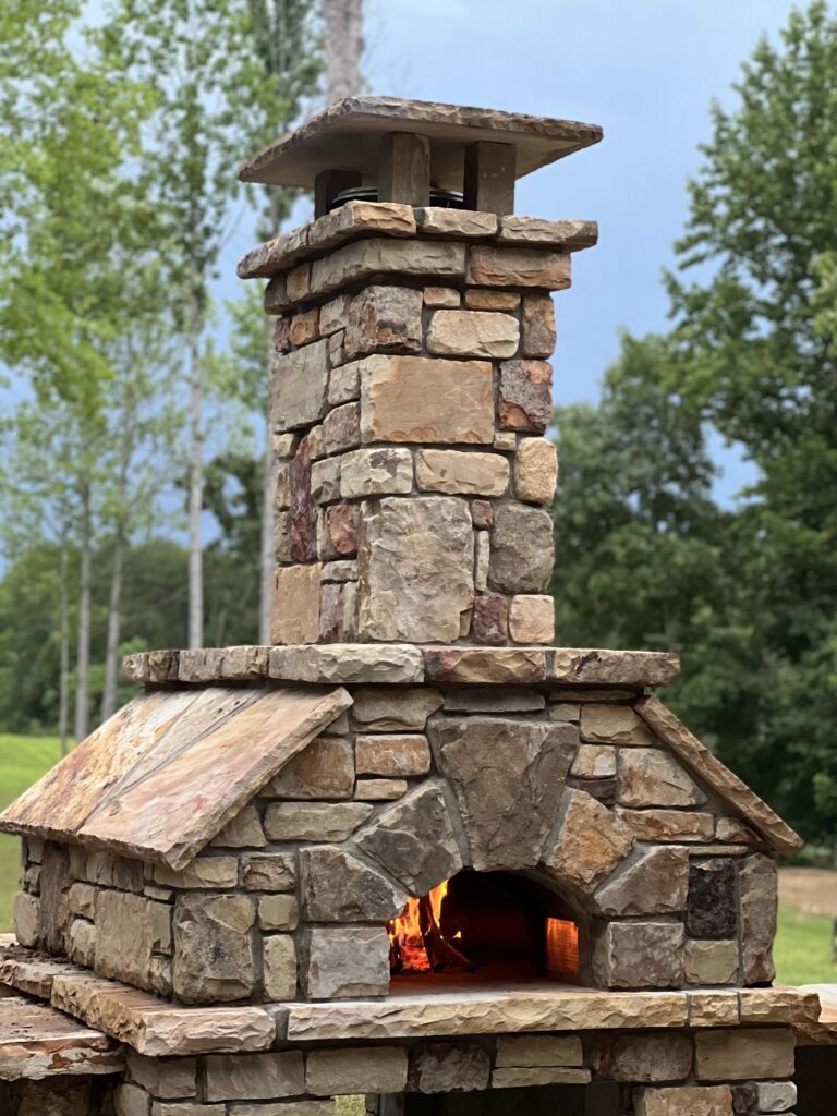 Casa oven with fire - stone finish