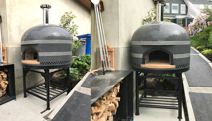 Vesuvio80 Home Pizza Oven - Gas or Wood Fired