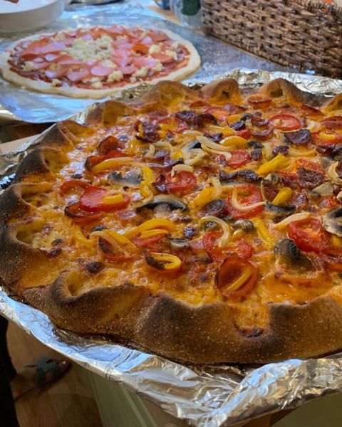 Fancy Pizza on Table