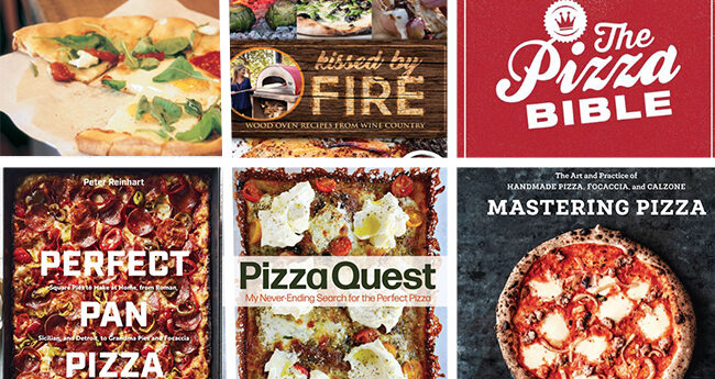 Six PIzza Cookbook Covers