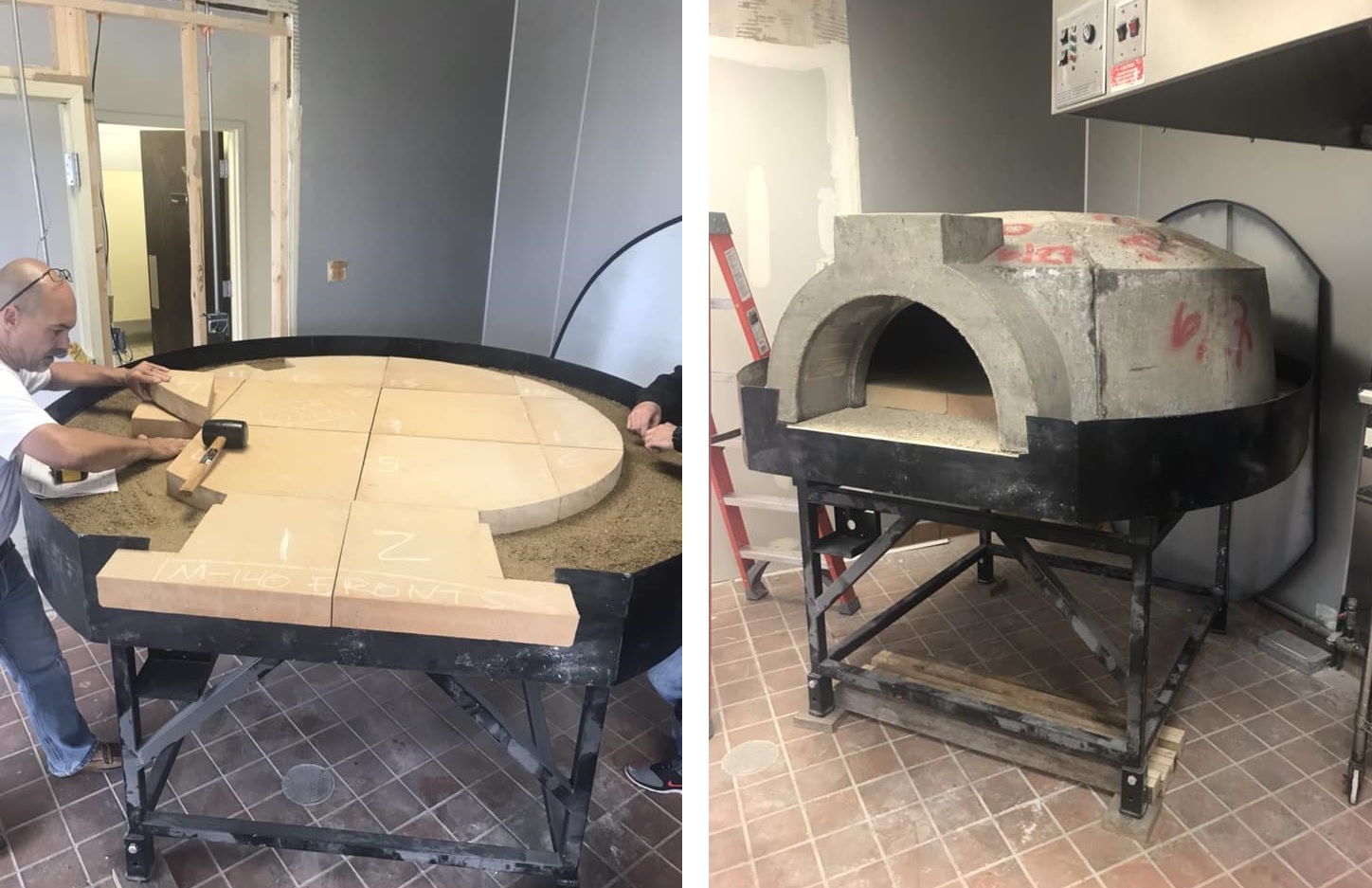 Modena Installation Forno Bravo. Authentic Wood Fired Ovens
