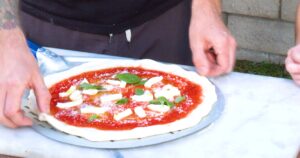 Margherita-pizza-on-sourdough-crust