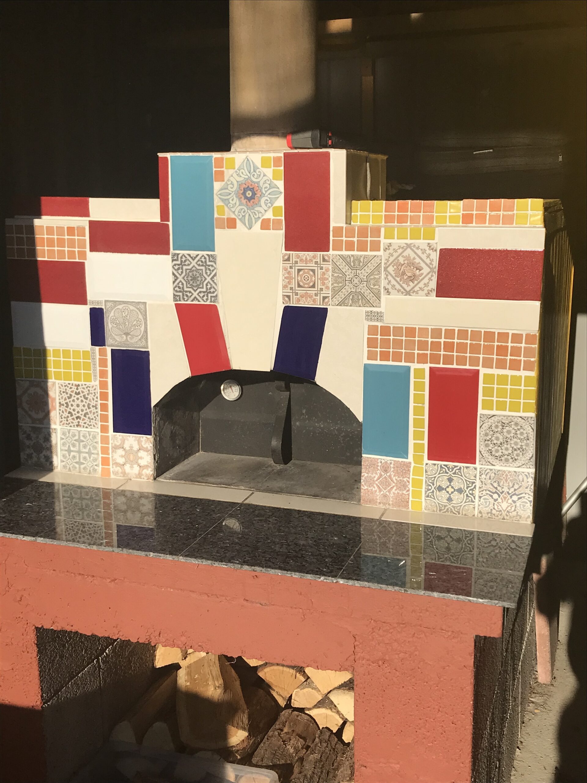 Peter A's Tiled Casa Pizza Oven Moves from Scotland to Ireland Forno